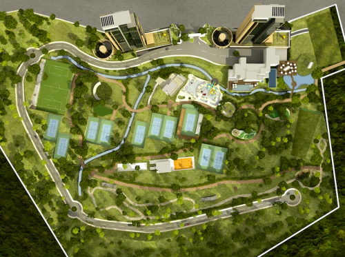 Site rendering of Club Sonoma Residencial, a high end resort Adrian worked on at MGT Land Capital. 