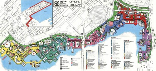 Expo 86 Map